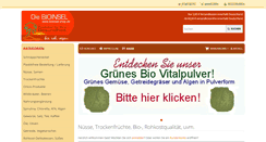 Desktop Screenshot of bioinsel-shop.de