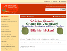 Tablet Screenshot of bioinsel-shop.de